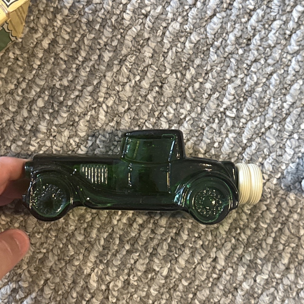 Avon Sterling Six II Green Car Tai Winds After Shave 7oz Vtg Bottle Box NIB - Picture 5 of 6
